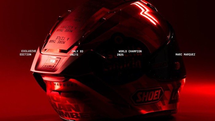 Helm Edisi Juara Marquez: Cuma Dibuat 93 Unit, Harganya Bikin Kaget! - Alternatif 1