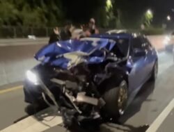 Tol JORR Berdarah! Kebut-kebutan Akhirnya Berujung Pajero Sport-BMW Ringsek!